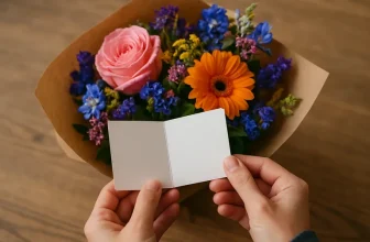 Bloemen versturen: let op het kaartje, niet alleen de bloemen